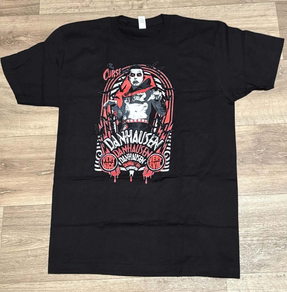 Danhausen Very Nice Very Evil Graphic Pro Wrestling  AEW T-Shirt